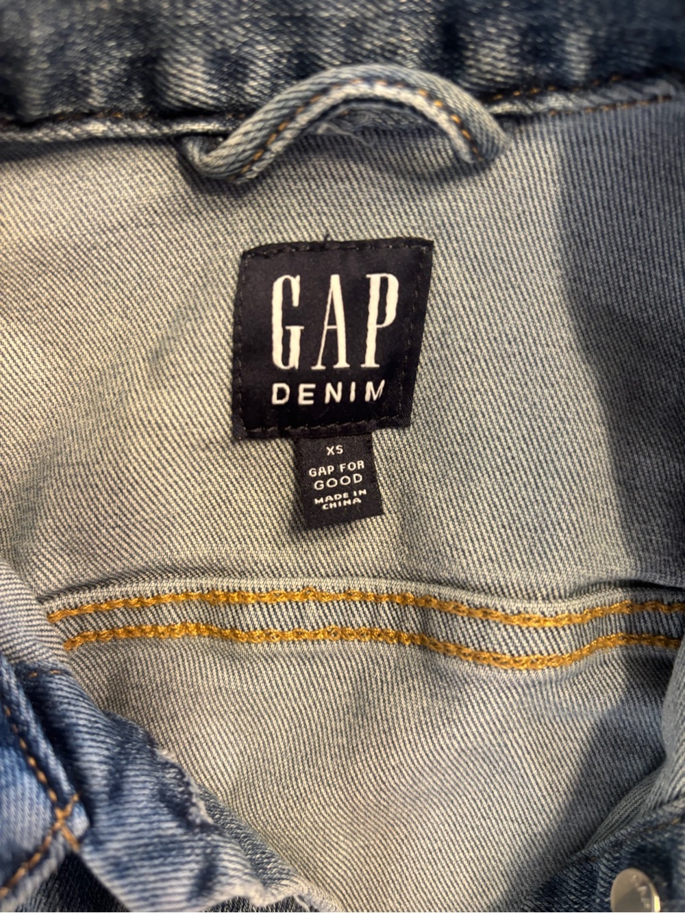 GAP Light Blue Women's Denim Jacket - Picture 3 of 4